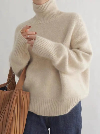 Cashmere turtleneck sweater "Lazy Sunday" – Soft & sophisticated