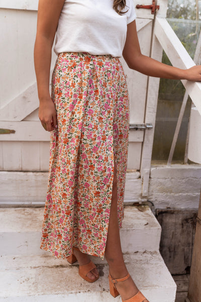 Lightweight split skirt "Sunday Picnic" – Soft & sophisticated