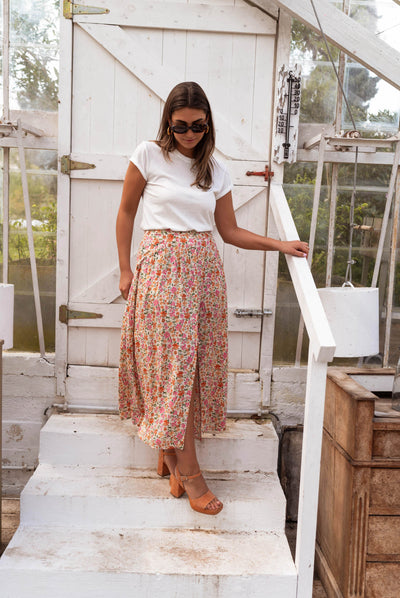 Lightweight split skirt "Sunday Picnic" – Soft & sophisticated