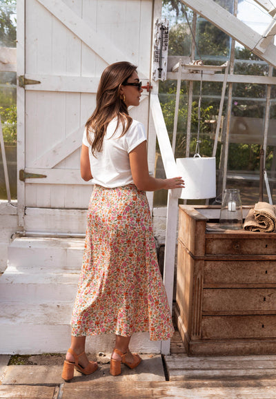 Lightweight split skirt "Sunday Picnic" – Soft & sophisticated