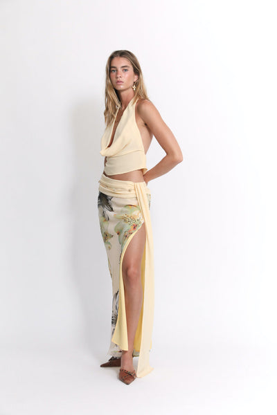 Cotton maxi dress "Sunset Soirée" – Elegant & refined