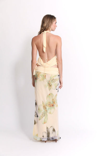 Cotton maxi dress "Sunset Soirée" – Elegant & refined