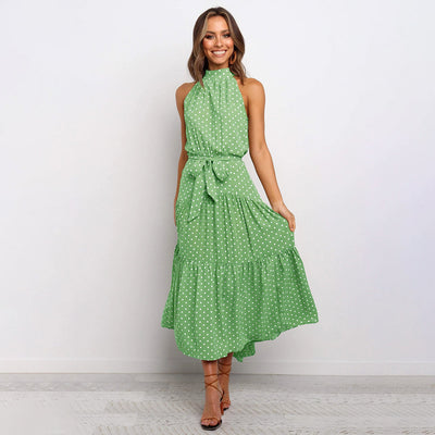 Silk maxi dress "Garden Party" – Elegant & refined