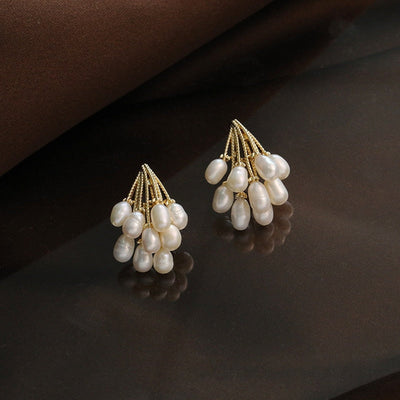 Pearl earrings "Cocktail Hour" – Elegant & refined