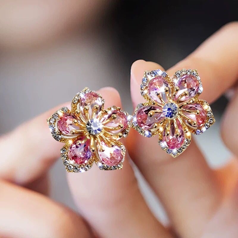 Sterling silver earrings "Garden Party" – Elegant & refined