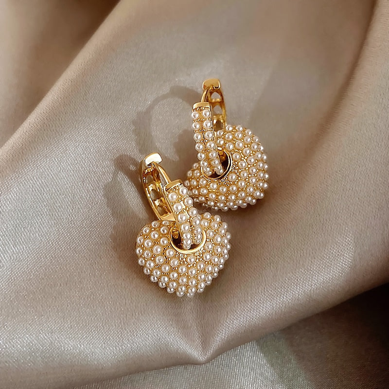 Gold earrings "Romantic Dinner" – Timeless & chic