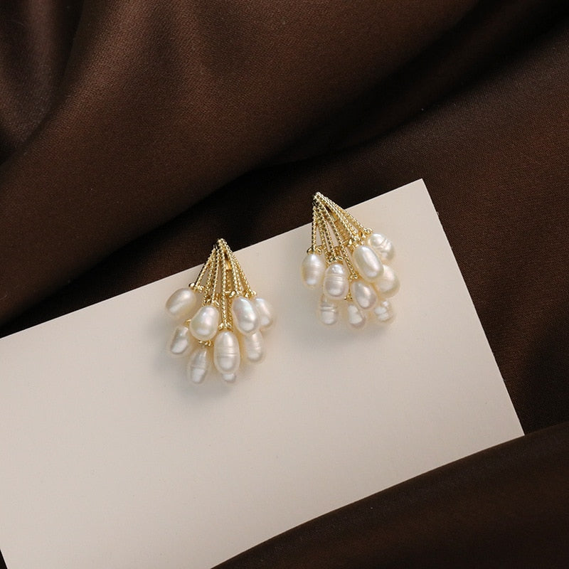 Pearl earrings "Cocktail Hour" – Elegant & refined
