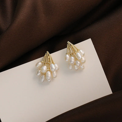 Pearl earrings "Cocktail Hour" – Elegant & refined