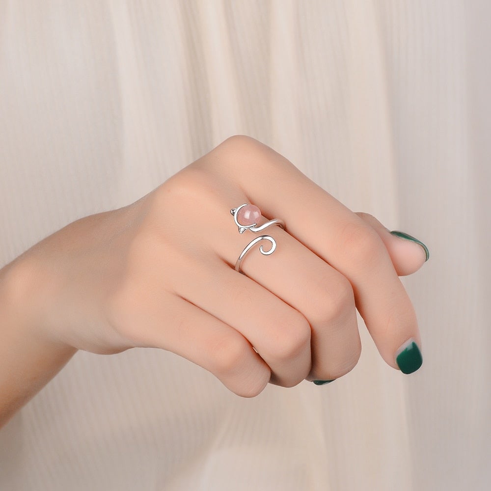 Sterling silver ring "Garden Party" – Elegant & refined