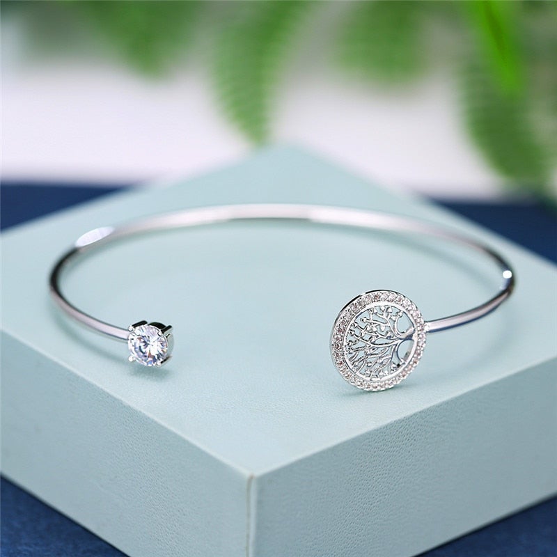 Tree of Life Adjustable Bracelet "Sunset Soirée" – Elegant & natural