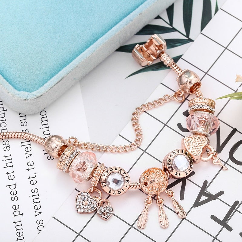 Sterling silver bracelet "Sunset Soirée" – Elegant & refined