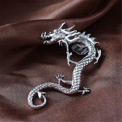 Silver Dragon Earrings "Cocktail Hour" – Elegant & refined