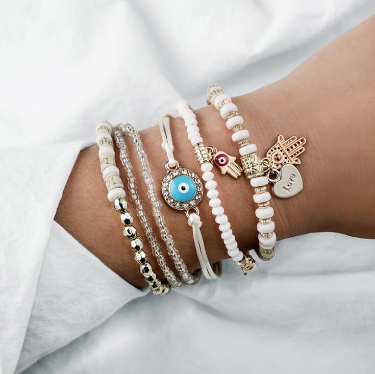 Hamsa bracelet set "City Rooftop" – Elegant & refined