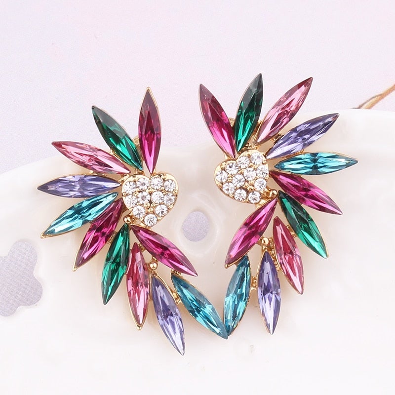 Heart Wings Earrings "Cocktail Hour" – Elegant & refined