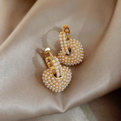 Gold earrings "Romantic Dinner" – Timeless & chic