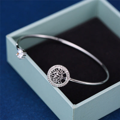 Tree of Life Adjustable Bracelet "Sunset Soirée" – Elegant & natural