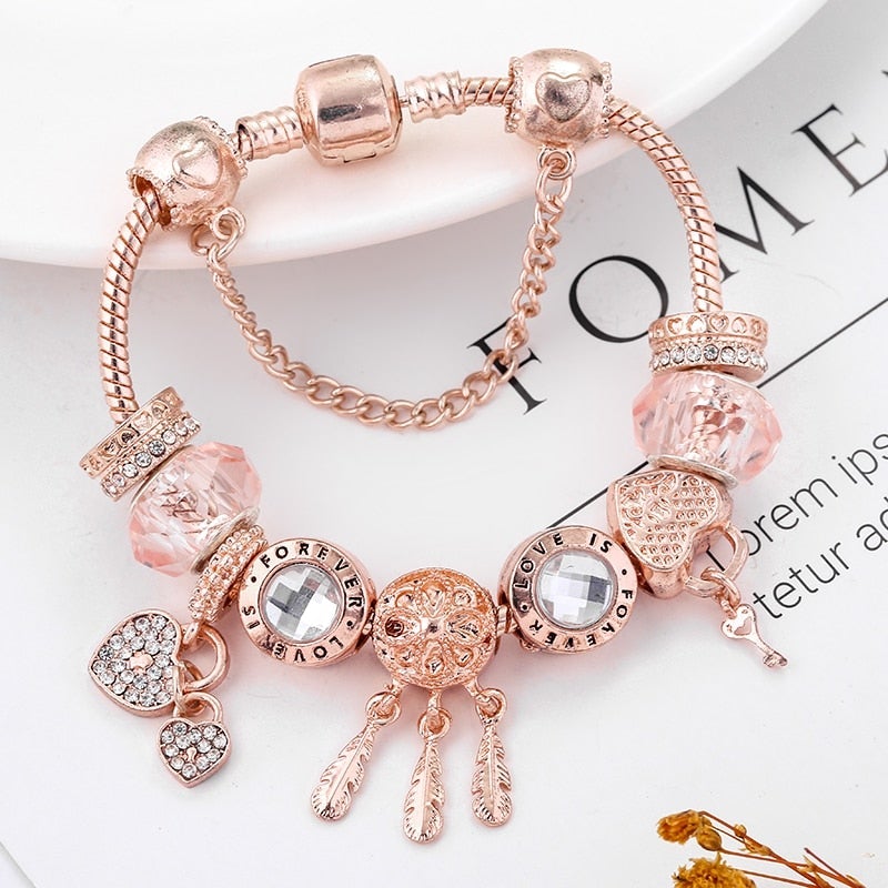 Sterling silver bracelet "Sunset Soirée" – Elegant & refined