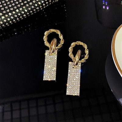 Sterling silver earrings "Cocktail Hour" – Elegant & refined