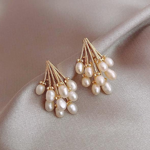 Pearl earrings "Cocktail Hour" – Elegant & refined