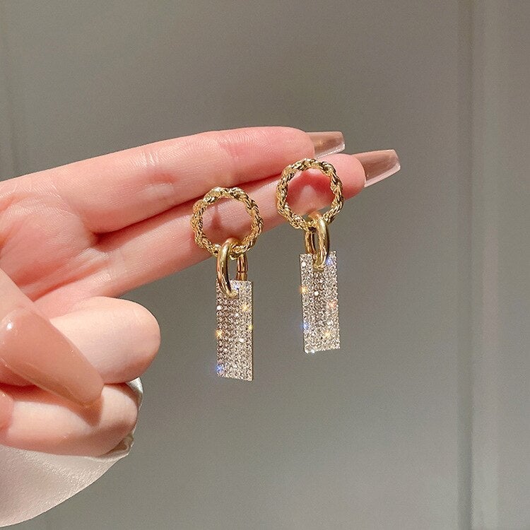 Sterling silver earrings "Cocktail Hour" – Elegant & refined