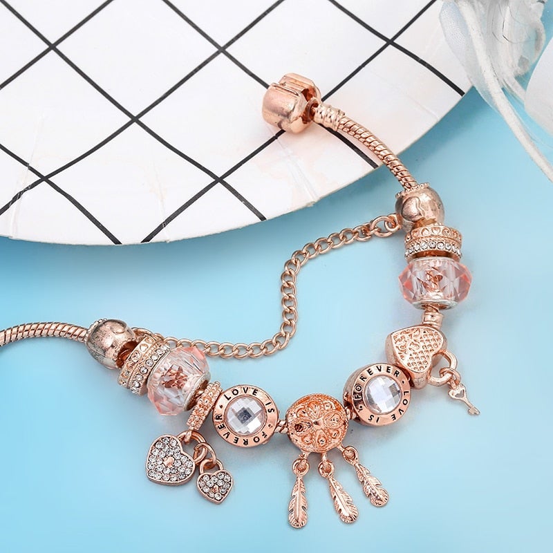 Sterling silver bracelet "Sunset Soirée" – Elegant & refined
