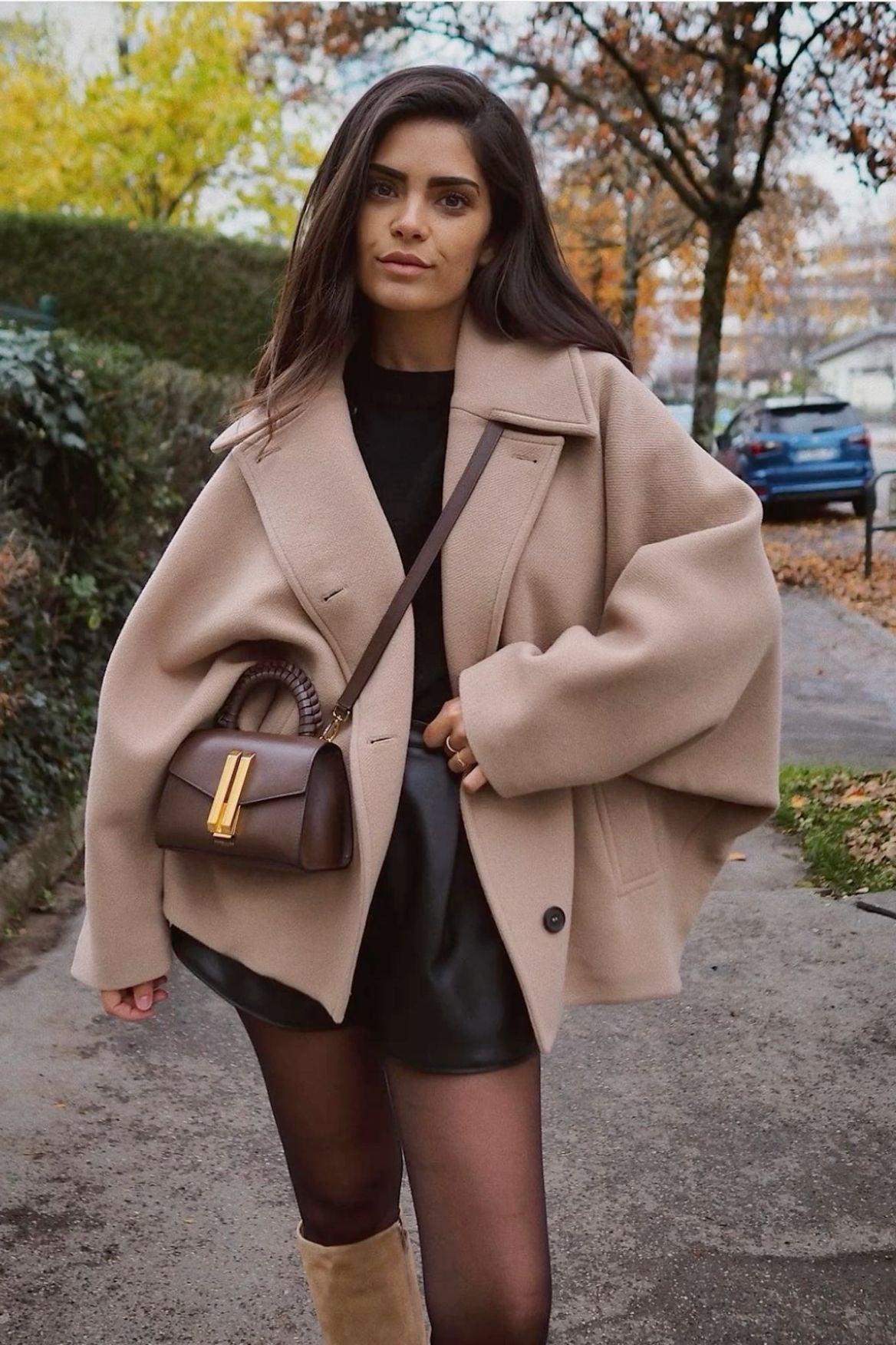 Wool oversized coat "Weekend Getaway" – Elegant & refined