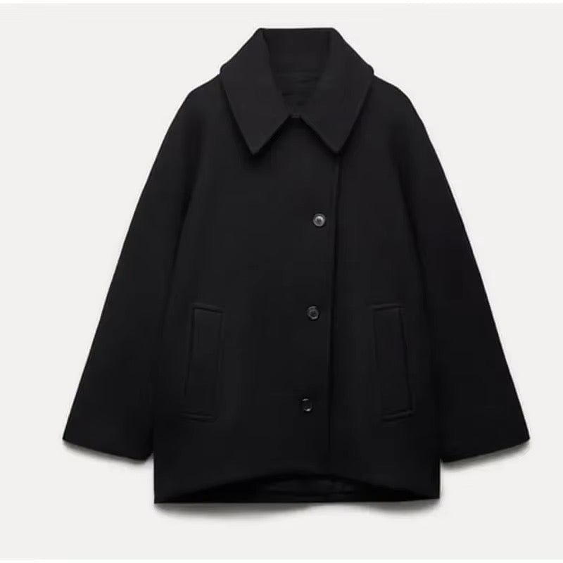 Wool oversized coat "Weekend Getaway" – Elegant & refined