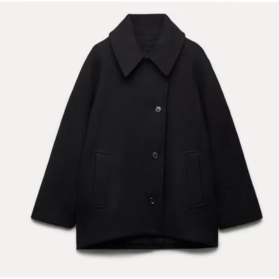 Wool oversized coat "Weekend Getaway" – Elegant & refined