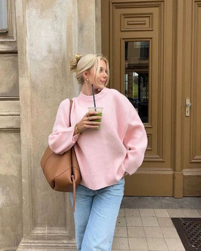 Soft pink sweater "Sunday Picnic" – Fresh & feminine