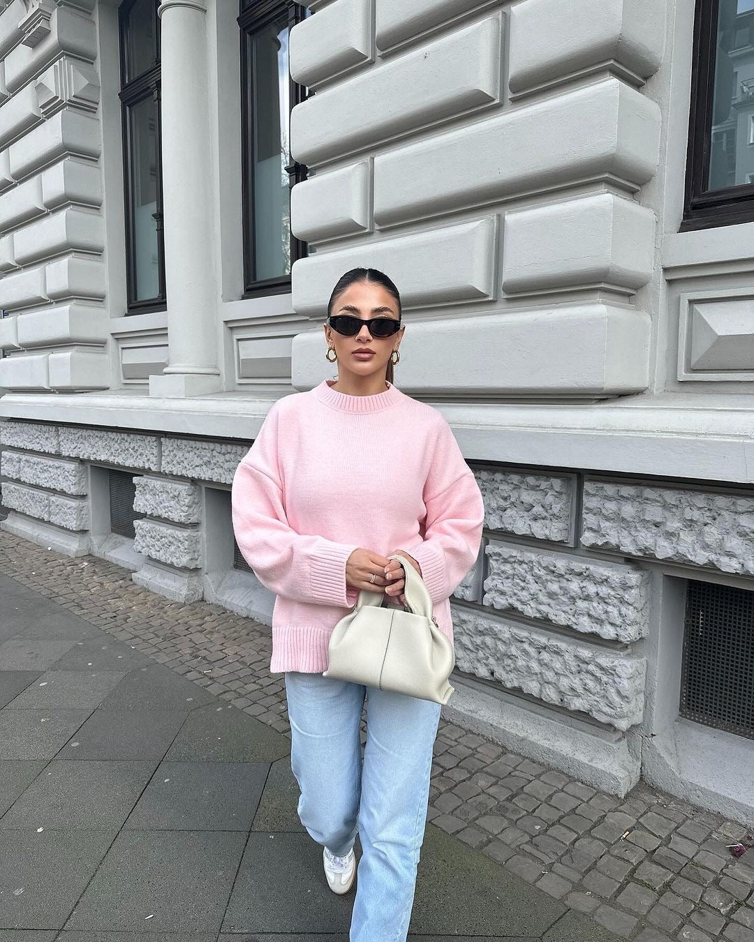 Soft pink sweater "Sunday Picnic" – Fresh & feminine