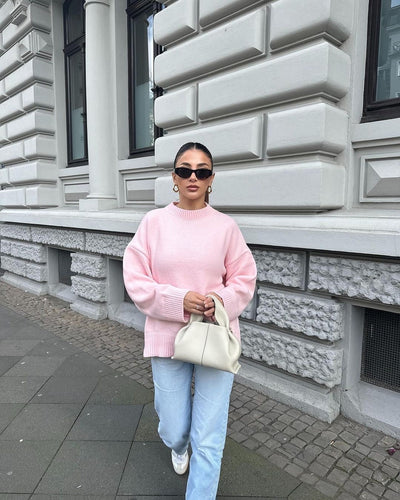 Soft pink sweater "Sunday Picnic" – Fresh & feminine