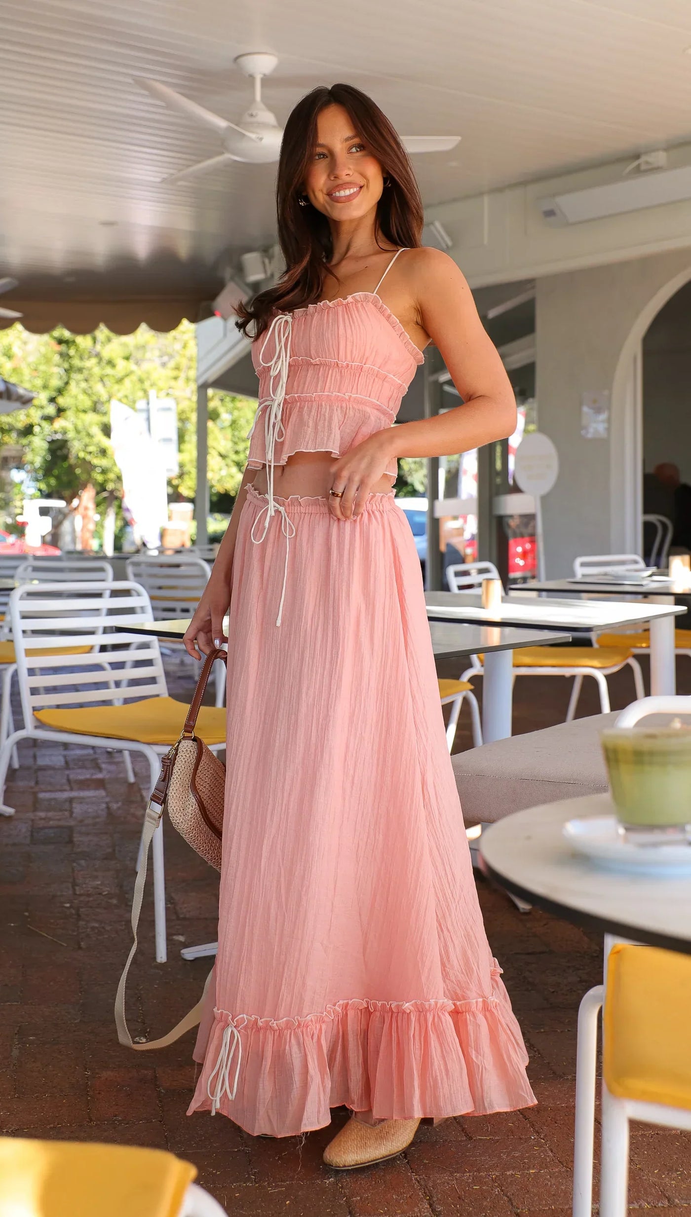 Ruffle Maxi Set