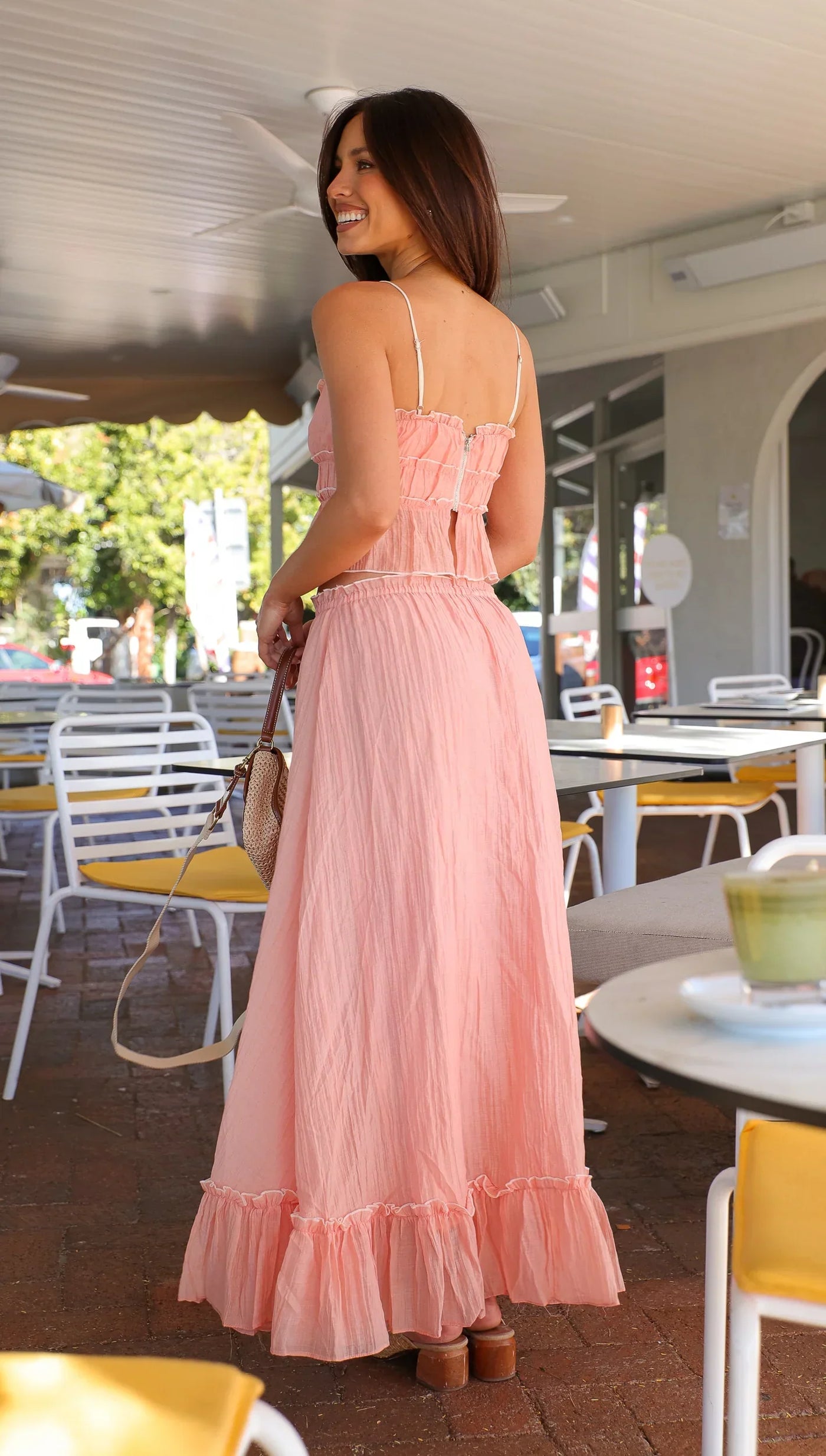 Ruffle Maxi Set