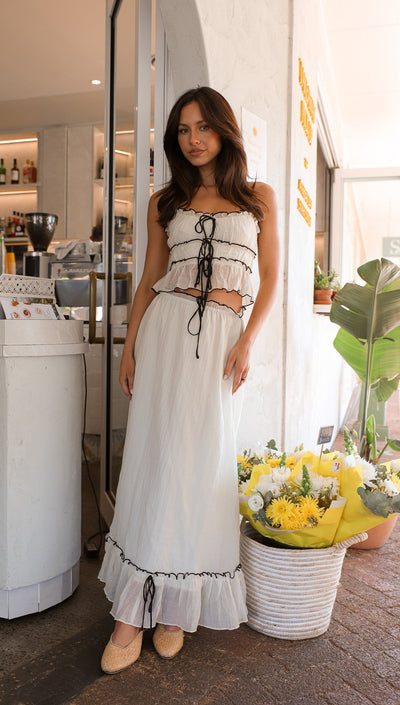 Ruffle Maxi Set