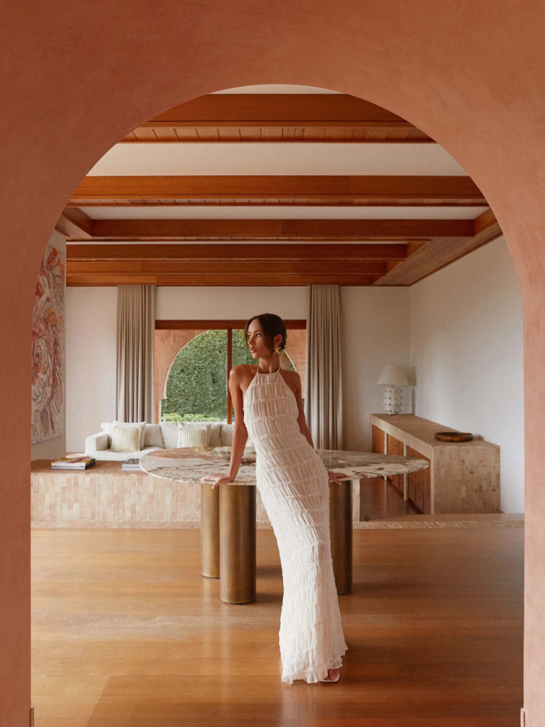 Silk dress "Garden Party" – Elegant & refined