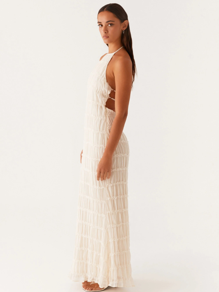 Silk dress "Garden Party" – Elegant & refined
