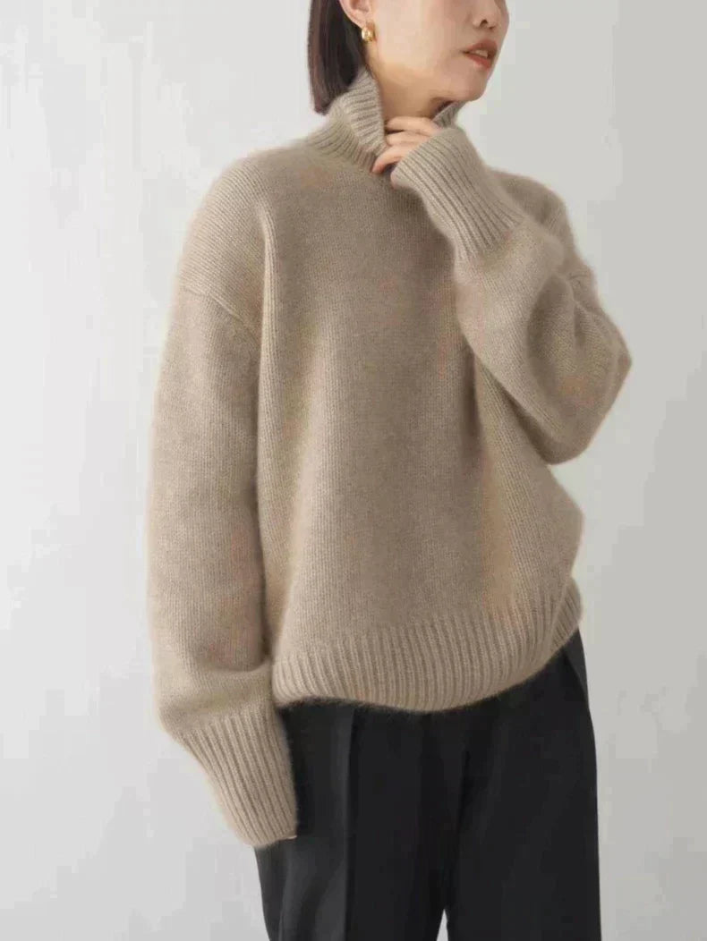 Cashmere turtleneck sweater "Lazy Sunday" – Soft & sophisticated