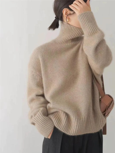 Cashmere turtleneck sweater "Lazy Sunday" – Soft & sophisticated