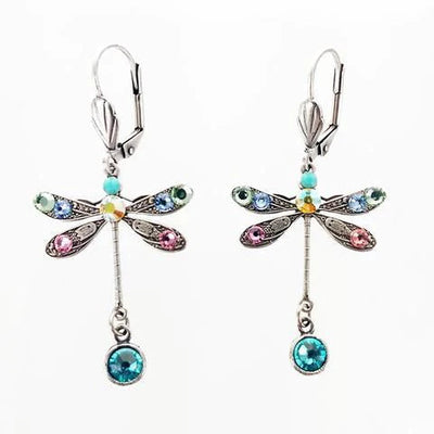 Carved dragonfly earrings "Cocktail Hour" – Elegant & refined