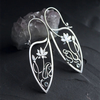 Sterling silver earrings "Sunset Soirée" – Elegant & refined