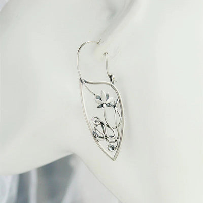 Sterling silver earrings "Sunset Soirée" – Elegant & refined