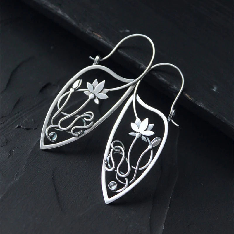 Sterling silver earrings "Sunset Soirée" – Elegant & refined