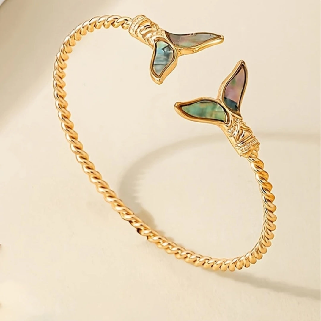 Golden bracelet "Beach Walk" – Joyful & polished