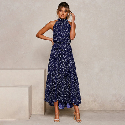 Silk maxi dress "Garden Party" – Elegant & refined
