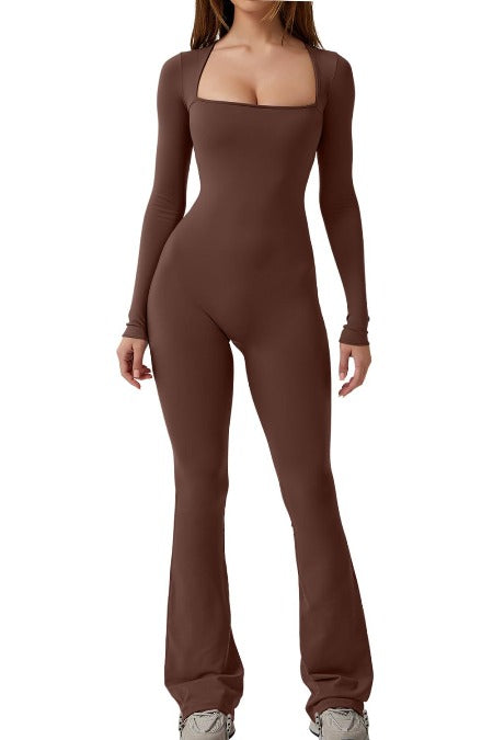 Bodyfit jumpsuit "Sunrise Yoga" – Elegant & refined