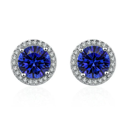 Celestial Elegance Blue Earrings
