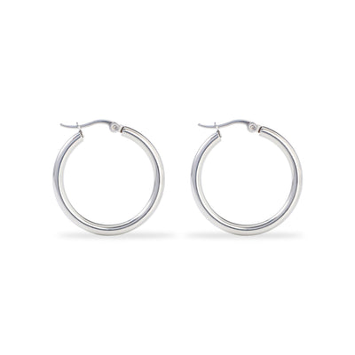 Vintage Gold and Silver Hoop Earrings