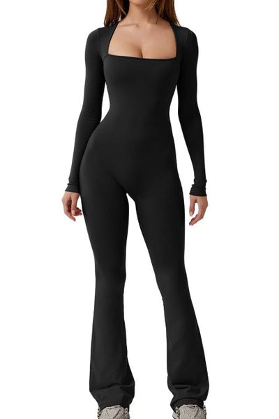 Bodyfit jumpsuit "Sunrise Yoga" – Elegant & refined