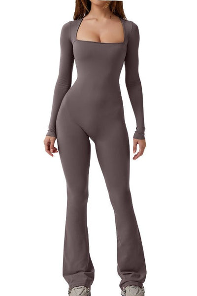 Bodyfit jumpsuit "Sunrise Yoga" – Elegant & refined