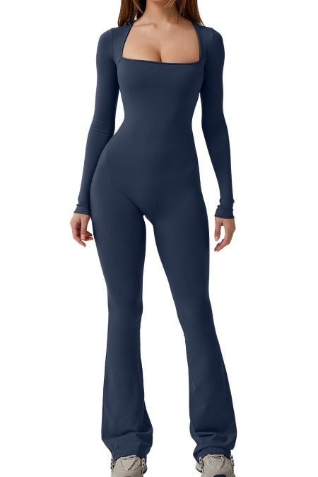 Bodyfit jumpsuit "Sunrise Yoga" – Elegant & refined